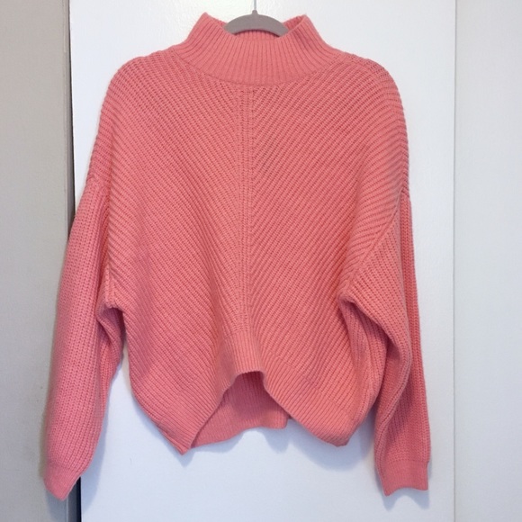 ☃️TODAY ONLY! Express Coral Turtle Neck Sweater - Picture 2 of 5